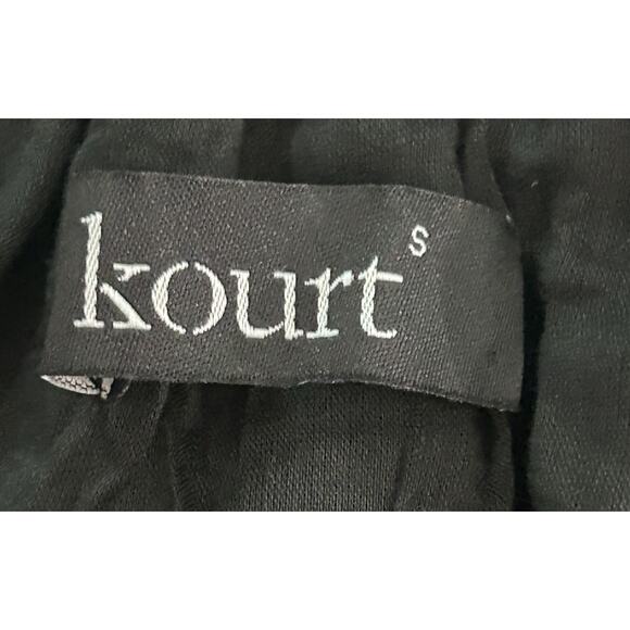 NWOT Kourt Linen/Cotton Paper Bag Mini Skirt Small - Picture 3 of 6